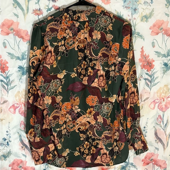 Vintage Charlotte Brody Long Sleeve Blouse with Notched Collar - Picture 7 of 9